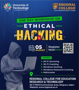 RCERT Jaipur Organizes One Day National Workshop on ‘Ethical Hacking’